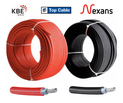 Câble solaire KBE 1500V DC bobine 100m pour installation photovoltaïque
