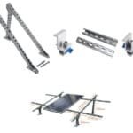 Supports Fixations Galvanisé Panneaux Solaires