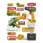 Kit combiné sans fil 2 pièces 20V JADEVER