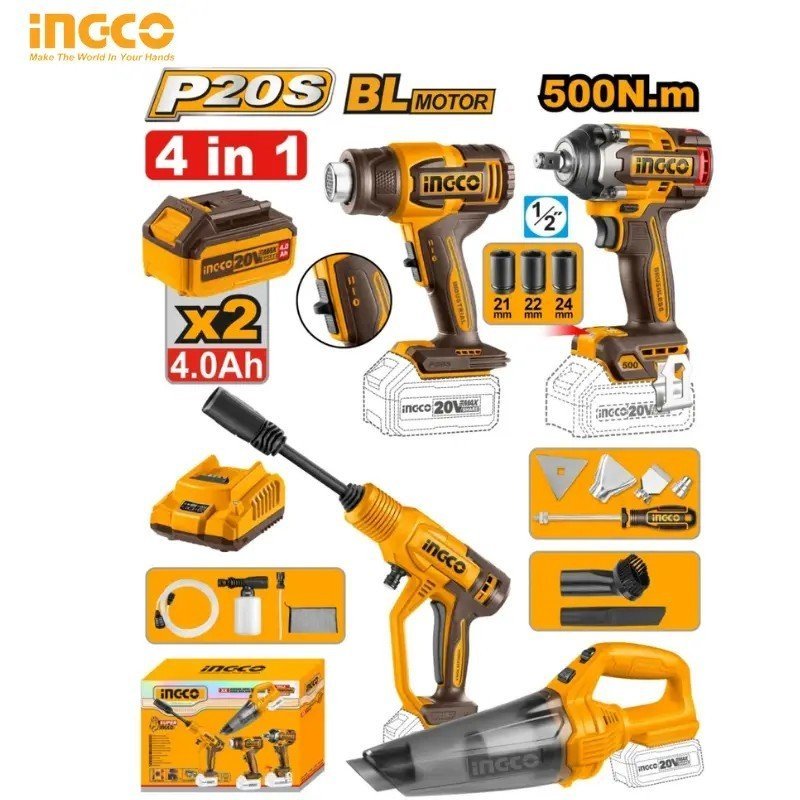 CORDLESS 4PCS COMBO KIT COSLI250208