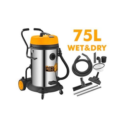 Aspirateur 2x1200W 75L VC24751 Ingco Maroc - image 2