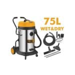 Aspirateur 2x1200W 75L VC24751 Ingco Maroc