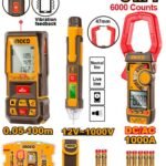 INGCO PACK TELEMETRE LASER + MULTIMETRE + DETECTEUR TENSION [HLDD241202]