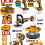 Lot de 5 outils sans fil INDUSTRIAL INGCO COSLI250592