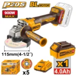 Meuleuse d’angle sans fil CAGLI261521 - BRICOLYA - Outillage industriel | BTP | Jardinage | Énergie renouvelable et solution solaire | Équipements de Protection Individuelle et Signalisation et outils de bricolage en ligne