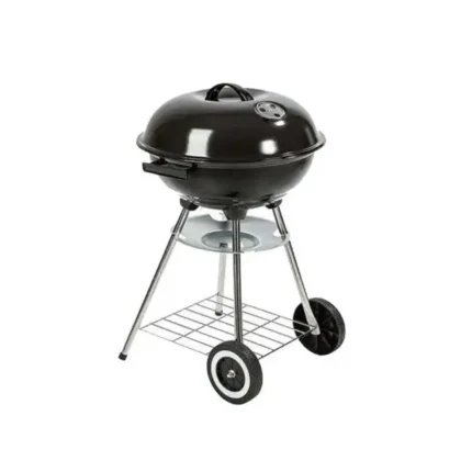 Barbecue à charbon 46 cm avec couvercle et roues
