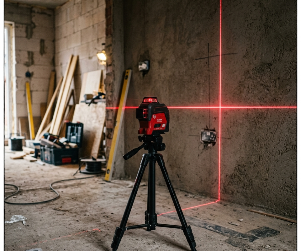 Niveau laser : quel modèle choisir pour vos travaux d'intérieur au Maroc ?