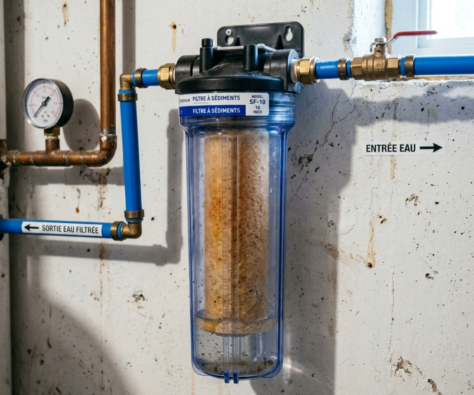 Filtre à sédiments maison : comment choisir selon la qualité de l'eau au Maroc ?