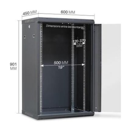 Armoire informatique 18U 600x450