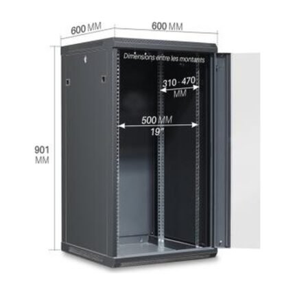 Armoire informatique 18U 600x600