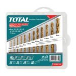 Ensemble de 12 forets hélicoïdaux HSS Total TACSD0125