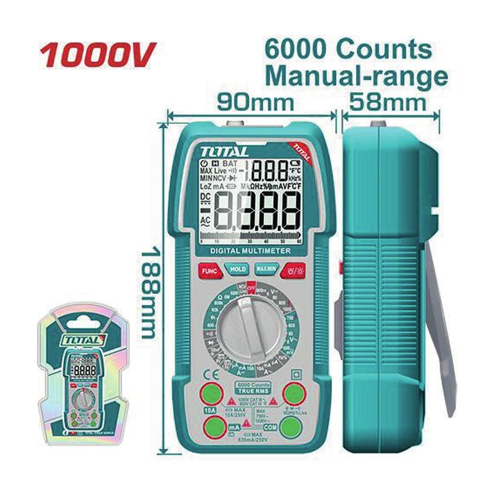TMT5310002 Multimètre numérique Total TMT5310002 – Image 1