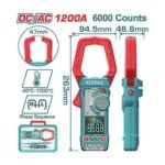Pince ampèremétrique DC/AC Total TMT7610002