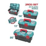 Lot boîtes à outils en plastique