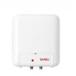 Chauffe-eau électrique 15L sur évier carré Sanili chez Bricochoix
